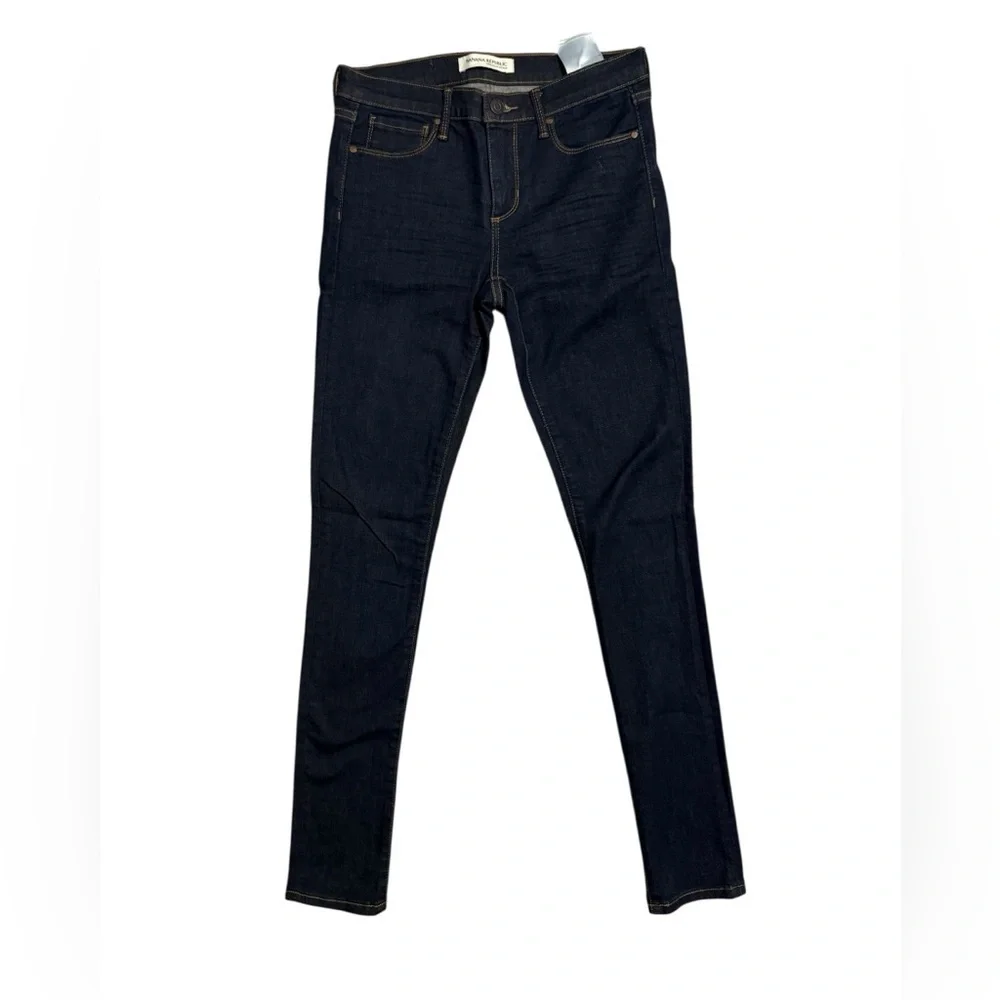 Banana republic size 25 skinny jeans in like-new condition 30.5 inseam - Picture 3 of 4